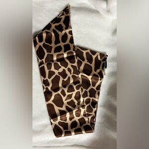 Dennis Basso Animal Print Scarf